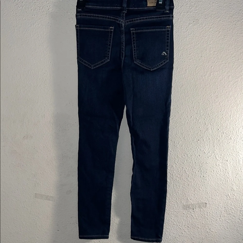 Jordache Kids Dark Blue Button-Fly Jeans